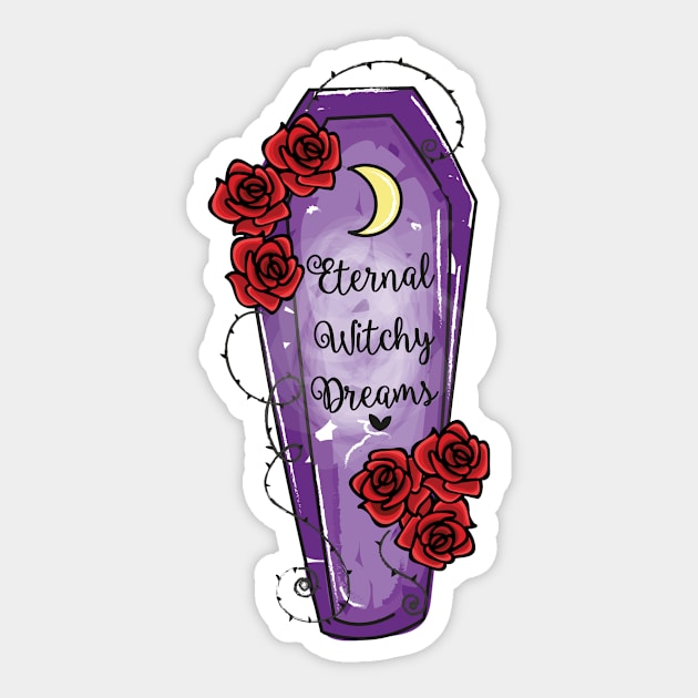 Coffin Sticker by snowshade